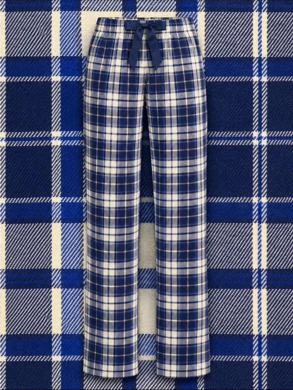 LandsEnd Women's Print Flannel Pajama Pants 100% COTTON FLANNEL with pockets!